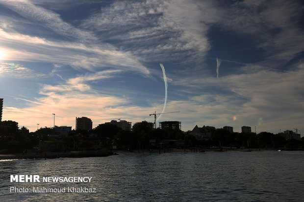 Iran Air Show view from Kish Island