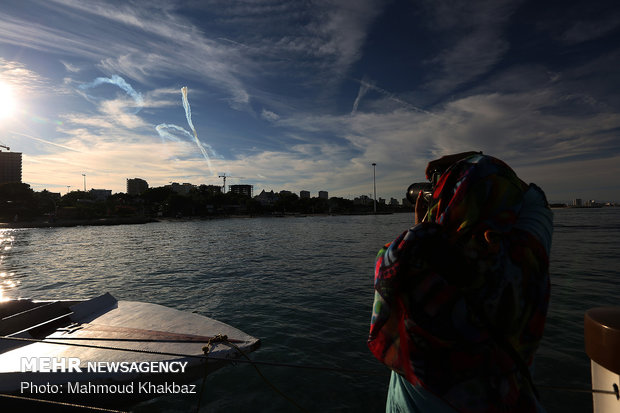 Iran Air Show view from Kish Island