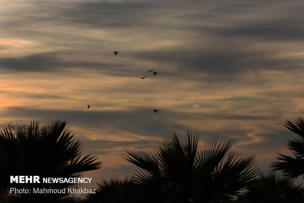 Iran Air Show view from Kish Island