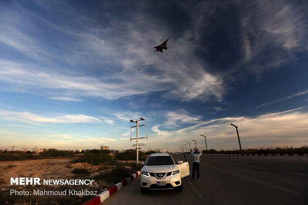 Iran Air Show view from Kish Island