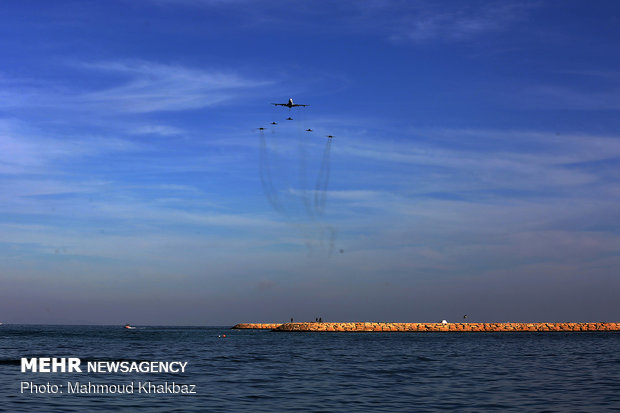 Iran Air Show view from Kish Island