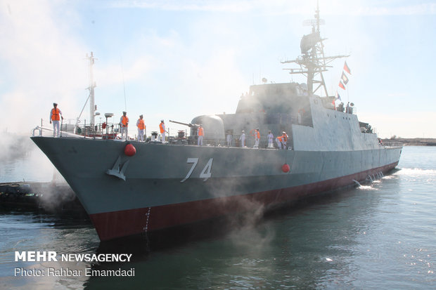 ‘Sahand’ destroyer joins Iran’s naval fleet