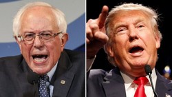 Bernie Sanders and ِDonald Trump