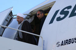 رئیس‌جمهور وارد استان سمنان شد/ فرودگاه شاهرود میزبان روحانی