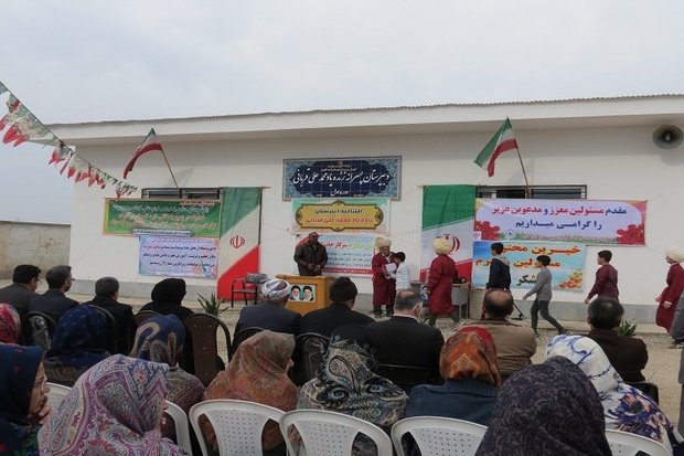 دبیرستان خیّرساز زنده یاد «محمدعلی قربانی» در گنبدکاووس افتتاح شد