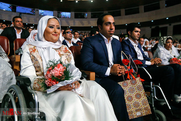 Wedding ceremony for couples with disabilities held in Tehran
