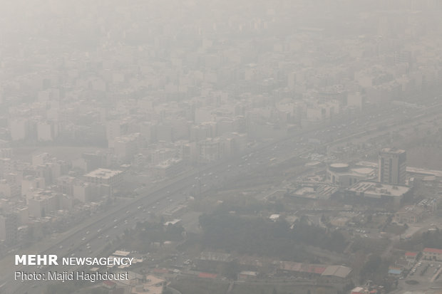 التلوث الجوي بطهران 