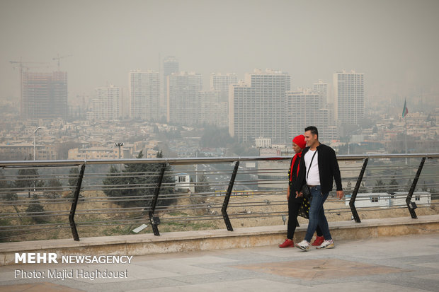 انخفاض معدل تلوث الهواء في طهران