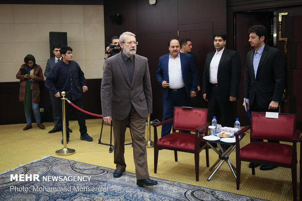 دیدار روسای مجلس افغانستان و ترکیه با علی لاریجانی