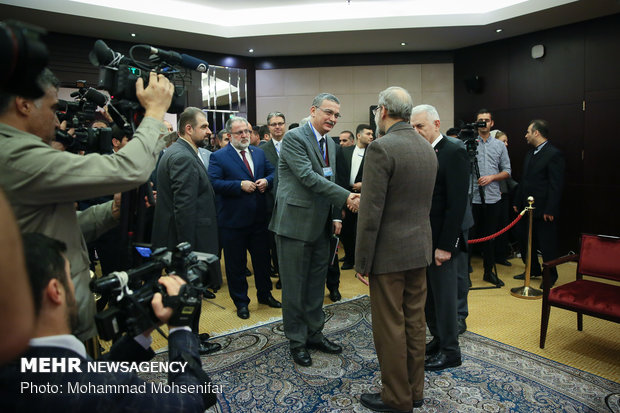 دیدار روسای مجلس افغانستان و ترکیه با علی لاریجانی