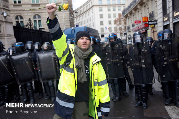 "سبت الاحتجاجات" الحادي عشر  للسترات الصفراء بفرنسا