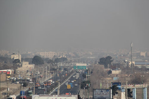 هوای باقرشهر در آستانه وضعیت بنفش/شاخص آلودگی به ۱۹۶ رسید