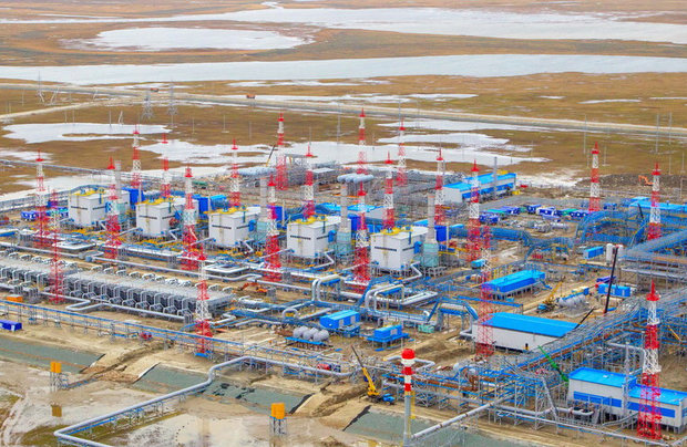 گازپروم روسیه آخرین واحد میدان گازی قطب شمال را افتتاح کرد

