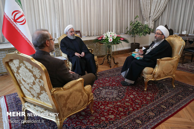 Joint meeting of heads of three govt. branches