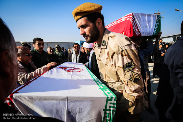 تشیعع پیکرهای مطهر 72 شهید تازه تفحص شده دفاع مقدس از مرز شلمچه