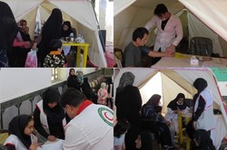 مانور تیم بهداشت و درمان اضطراری هلال احمر استان بوشهر برگزار شد