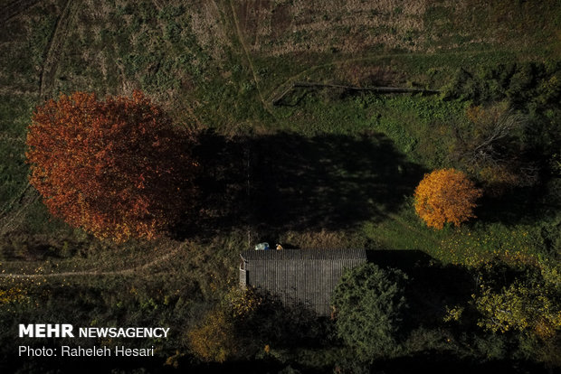 Superb autumn landscapes in Golestan prov.