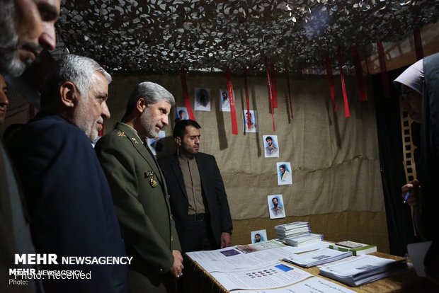 Defense minister’s visit to Malek Ashtar University of Technology
