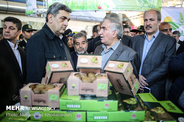 Organic food exhibition in Tehran