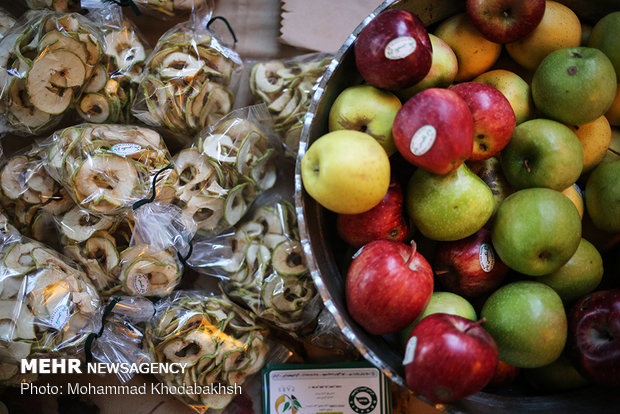 Organic food exhibition in Tehran