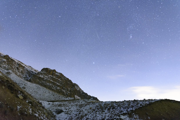 Geminids meteor shower in Iranian sky