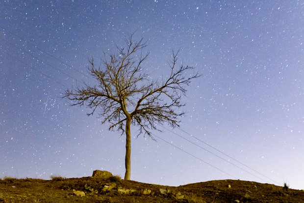 Geminids meteor shower in Iranian sky