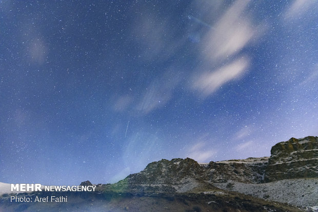 Geminids meteor shower in Iranian sky