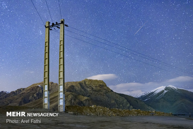 Geminids meteor shower in Iranian sky