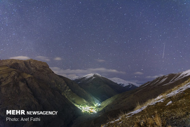 Geminids meteor shower in Iranian sky