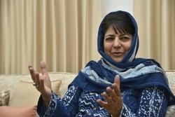 president of Peoples Democratic Party (PDP) Mehbooba Mufti