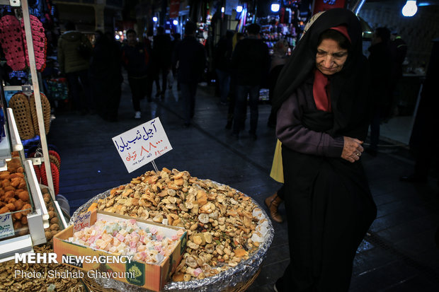 التسوق لليلة يلدا في ايران