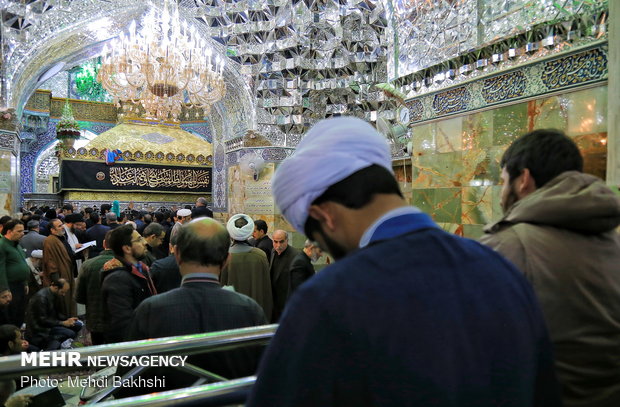 Holy shrine of Hazrat Masoumeh (SA) on eve of death anniversary 
