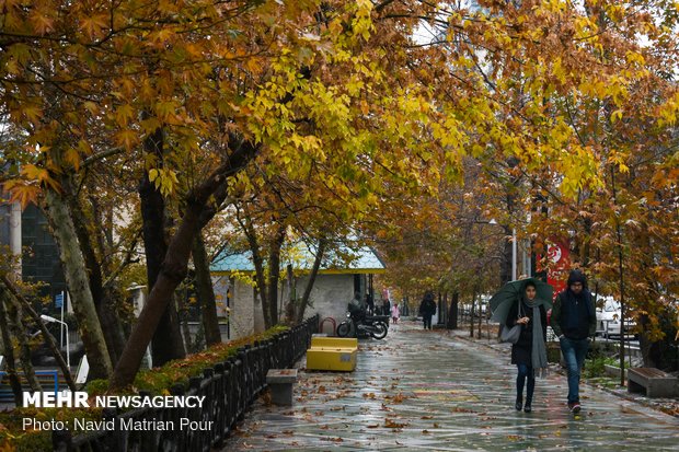 Autumn rainfall in Tehran