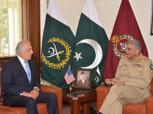 پاکستانی فوجی سربراہ  کی امریکہ کےخصوصی نمائندے سے ملاقات