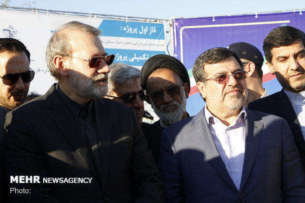 ایرانی پارلیمنٹ کے اسپیکر کا صوبہ ہرمزگان کا دورہ