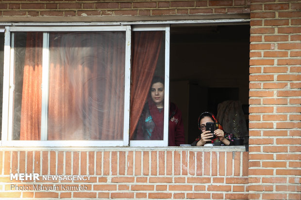 Earthquake drill in dormitories 