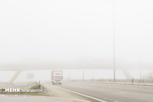 جاده های گلستان مه آلود است/ رانندگان احتیاط کنند