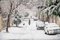 Heavy snowfall in northwest cities of Iran