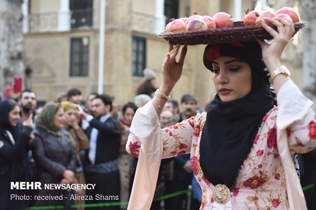 Pomegranate festival in Tehran