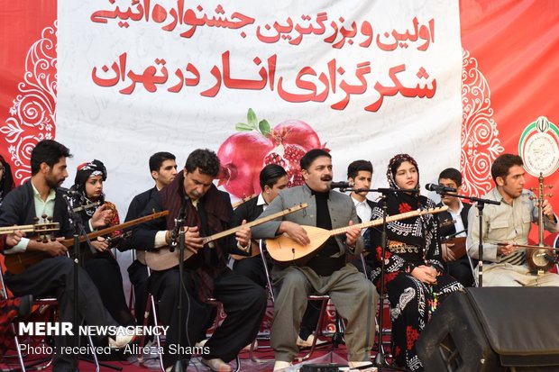 Pomegranate festival in Tehran