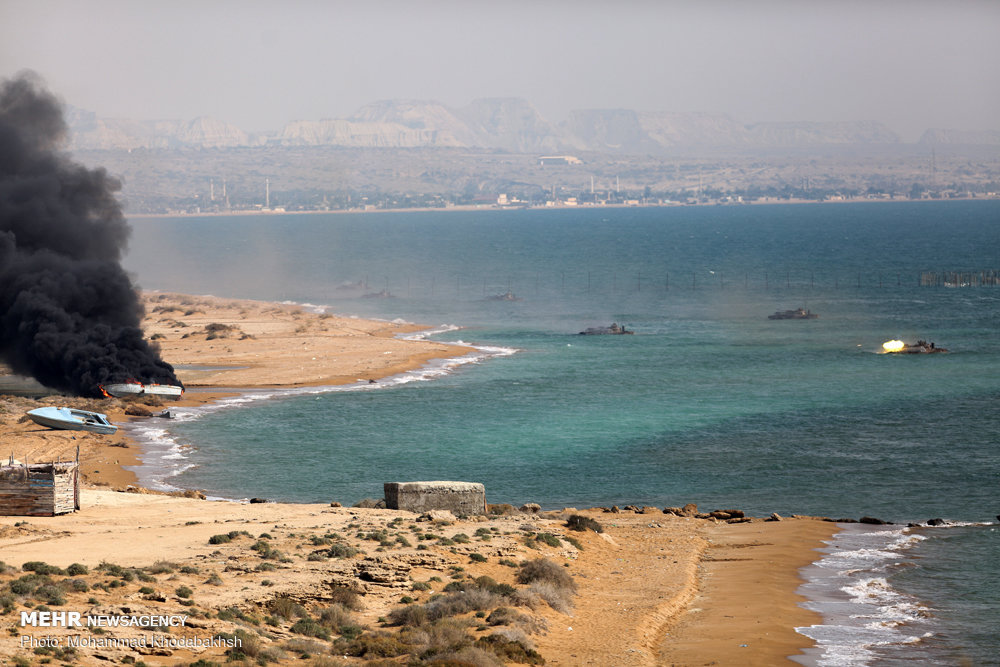 IRGC 'Great Prophet-12' military drills on Qeshm island