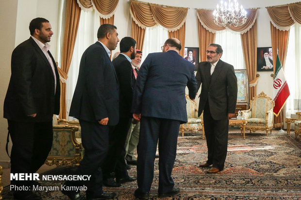 Shamkhani receives Palestinian delegation in Tehran