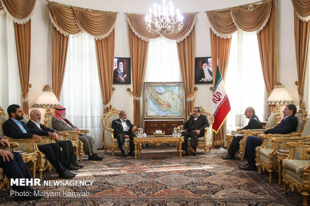 Shamkhani receives Palestinian delegation in Tehran