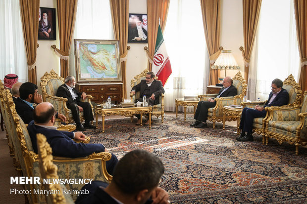 Shamkhani receives Palestinian delegation in Tehran