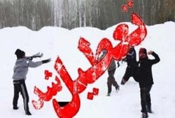 بارش شدید برف مدارس استان اردبیل را تعطیل کرد