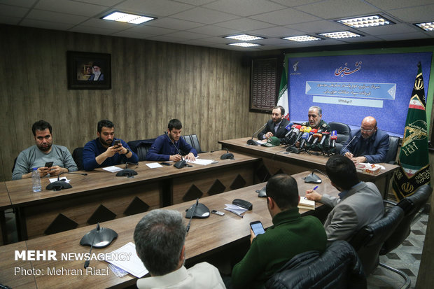 نشست خبری سردار صفر علی موسوی فرمانده سپاه حفاظت هواپیمایی