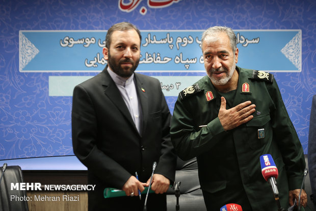 نشست خبری سردار صفر علی موسوی فرمانده سپاه حفاظت هواپیمایی