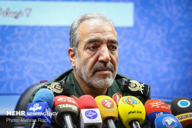 نشست خبری سردار صفر علی موسوی فرمانده سپاه حفاظت هواپیمایی
