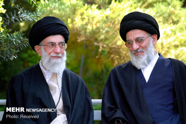 Photos of Islamic Revolution Leader with late Ayatollah Shahroudi