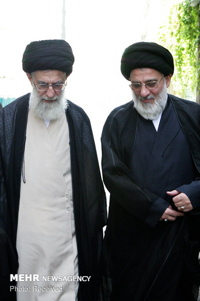 Photos of Islamic Revolution Leader with late Ayatollah Shahroudi